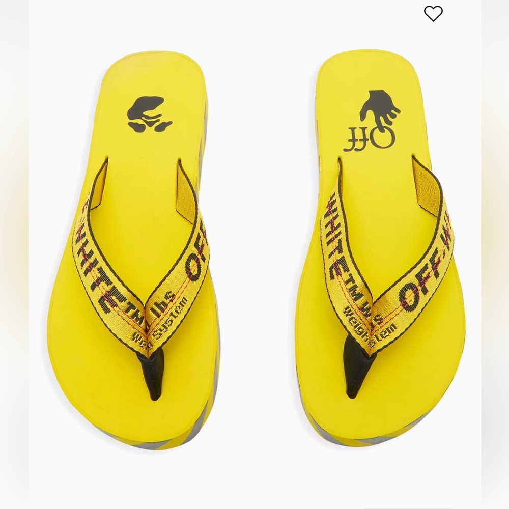 Off-White industrial Logo Flops